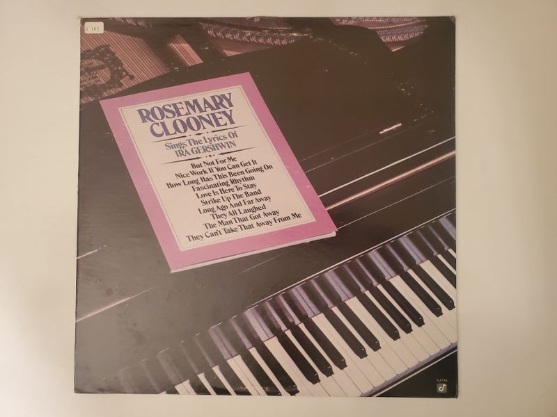 Rosemary Clooney Rosemary Clooney Sings the Lyrics of Ira Gershwin vinyl record